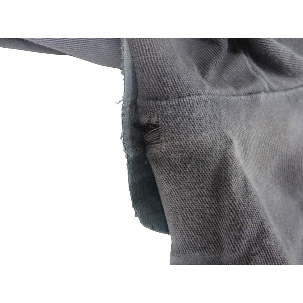 Express Gray Utility Jacket Women's Size L Patches Military Style