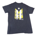 Caminalo Puerto Rico Distressed Flag Graphic T-Shirt Black Mens Small