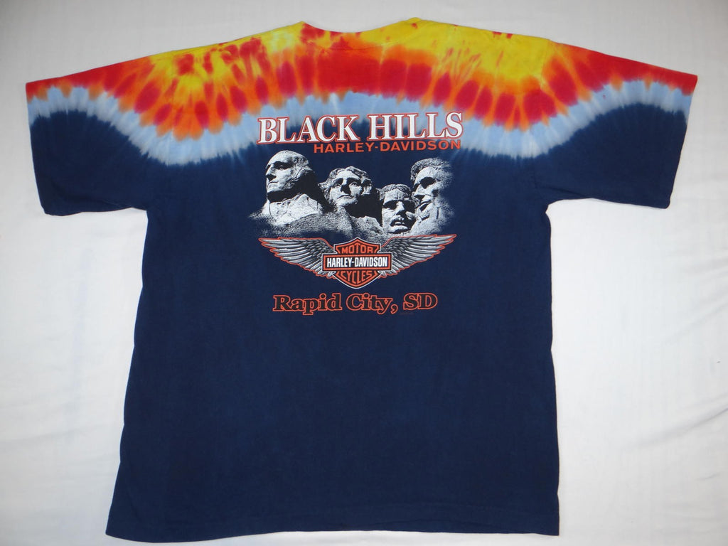Vintage 2005 Harley-Davidson Sturgis Rally Tie-Dye T-Shirt