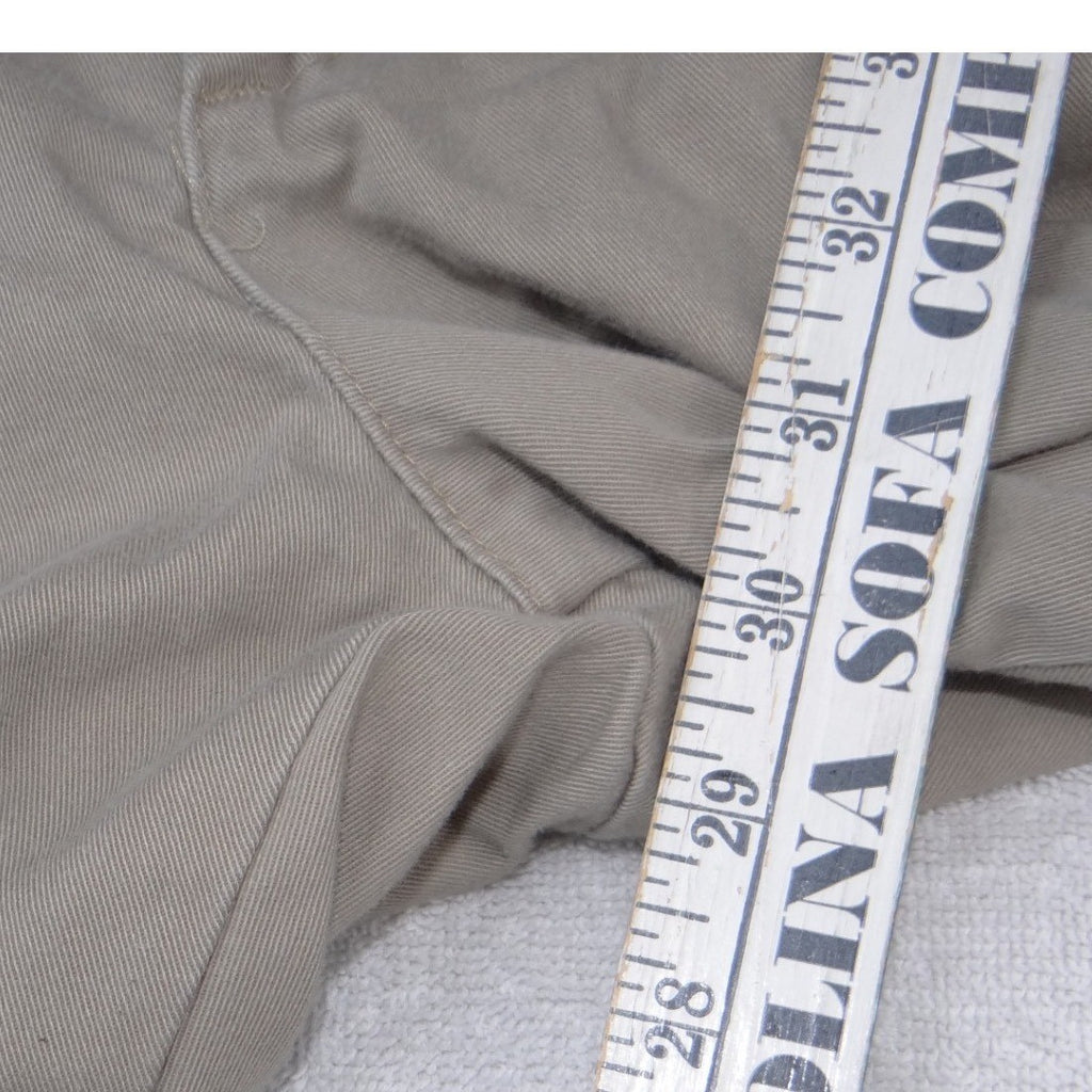 Lee Mens Custom Fit Waistband Khaki Chino Pants Tan 40x32