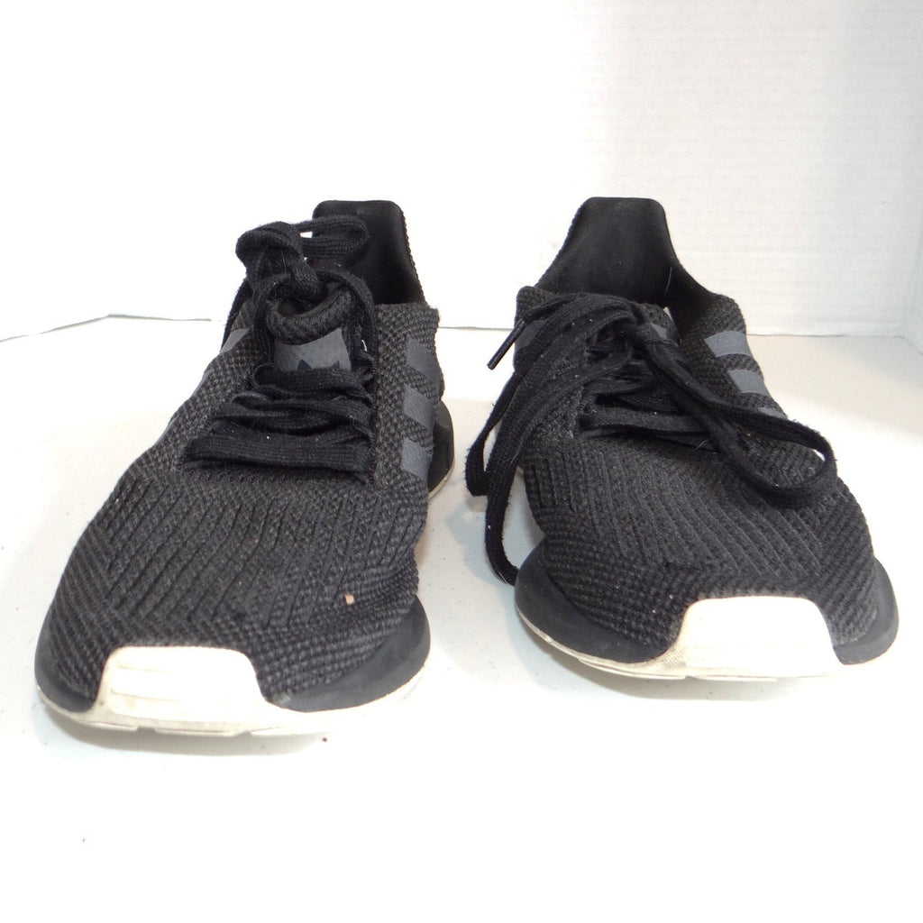 Adidas Swift Run Mens 7 Womens 8.5 Black Grey Copper Sneakers