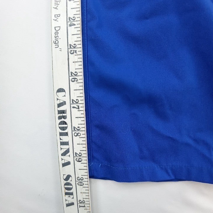 NWT-Adar Medical Uniforms Blue Scrub Pants Cargo Pockets Drawstring Waist XLG