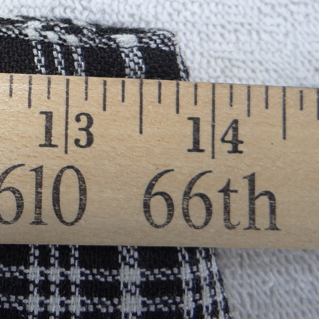 Christy Girl Dori Adler Vintage Black White Plaid Pencil Skirt High Waist
