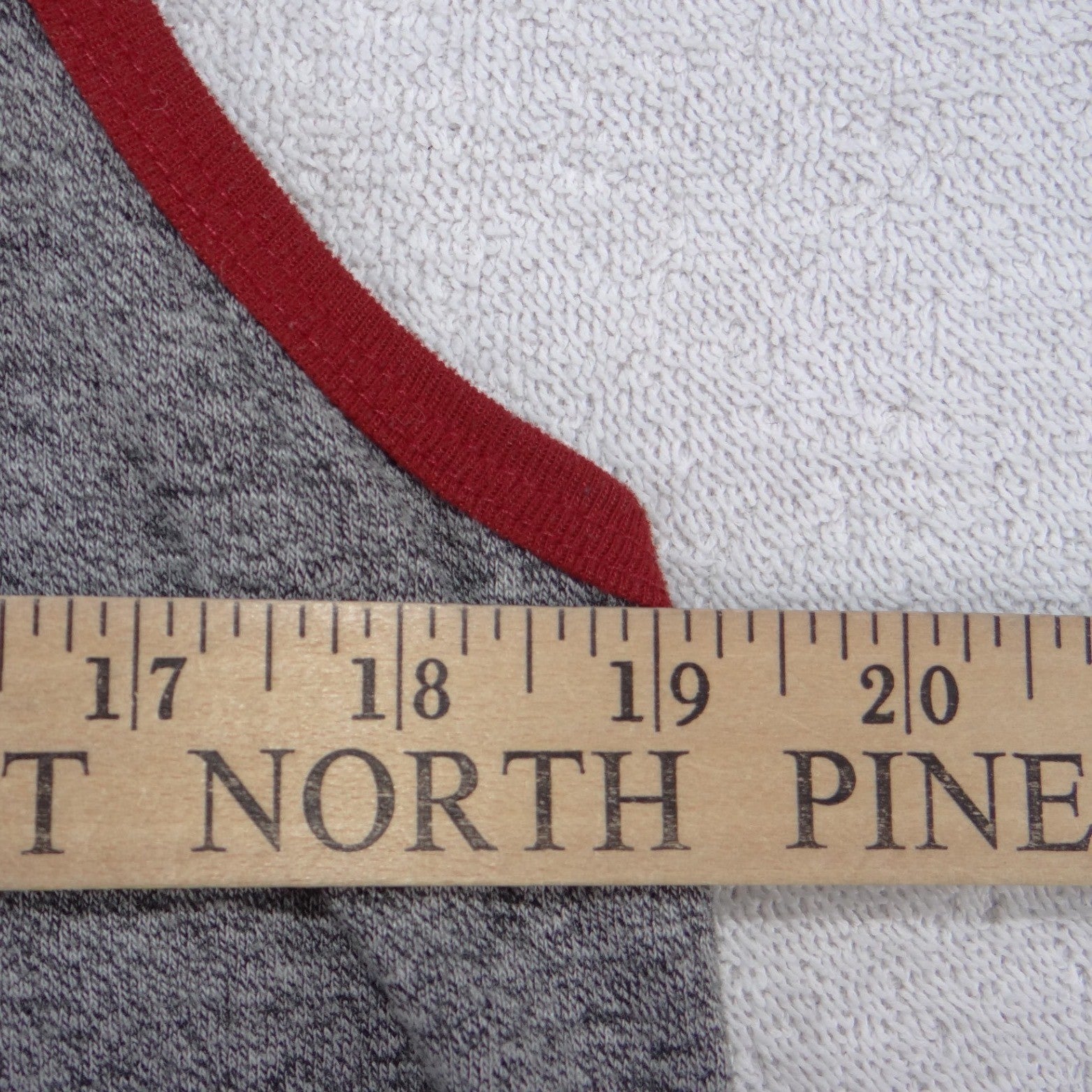 California Republic Mens Graphic Tank Top Grey Red Bear Ringer Shirt Large