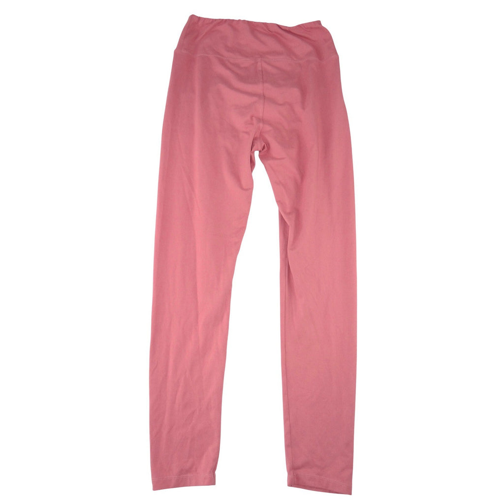 Unbranded Dusty Rose Pink High Waisted Stretch Leggings Size L-XL Solid