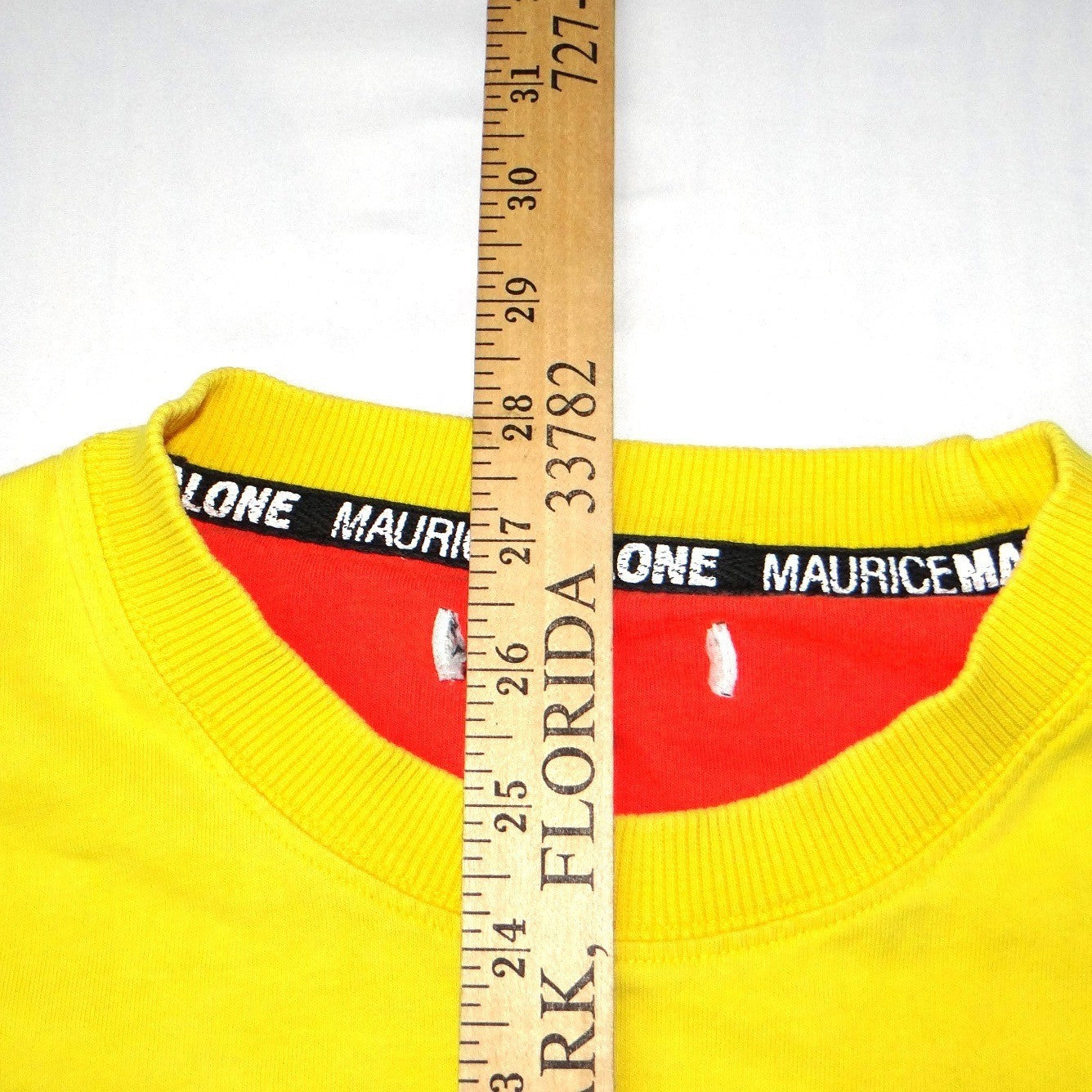Maurice Malone Mojans Denim Equipment Yellow T Shirt Men's