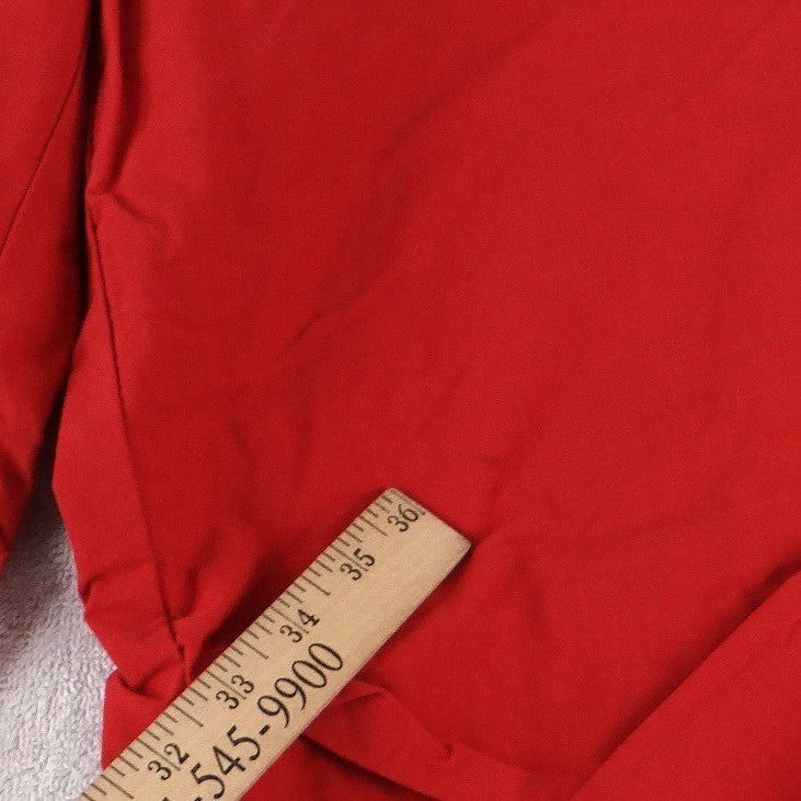Express World Brand Red Parachute Cargo Pants Womens Small Elastic Waist Y2K