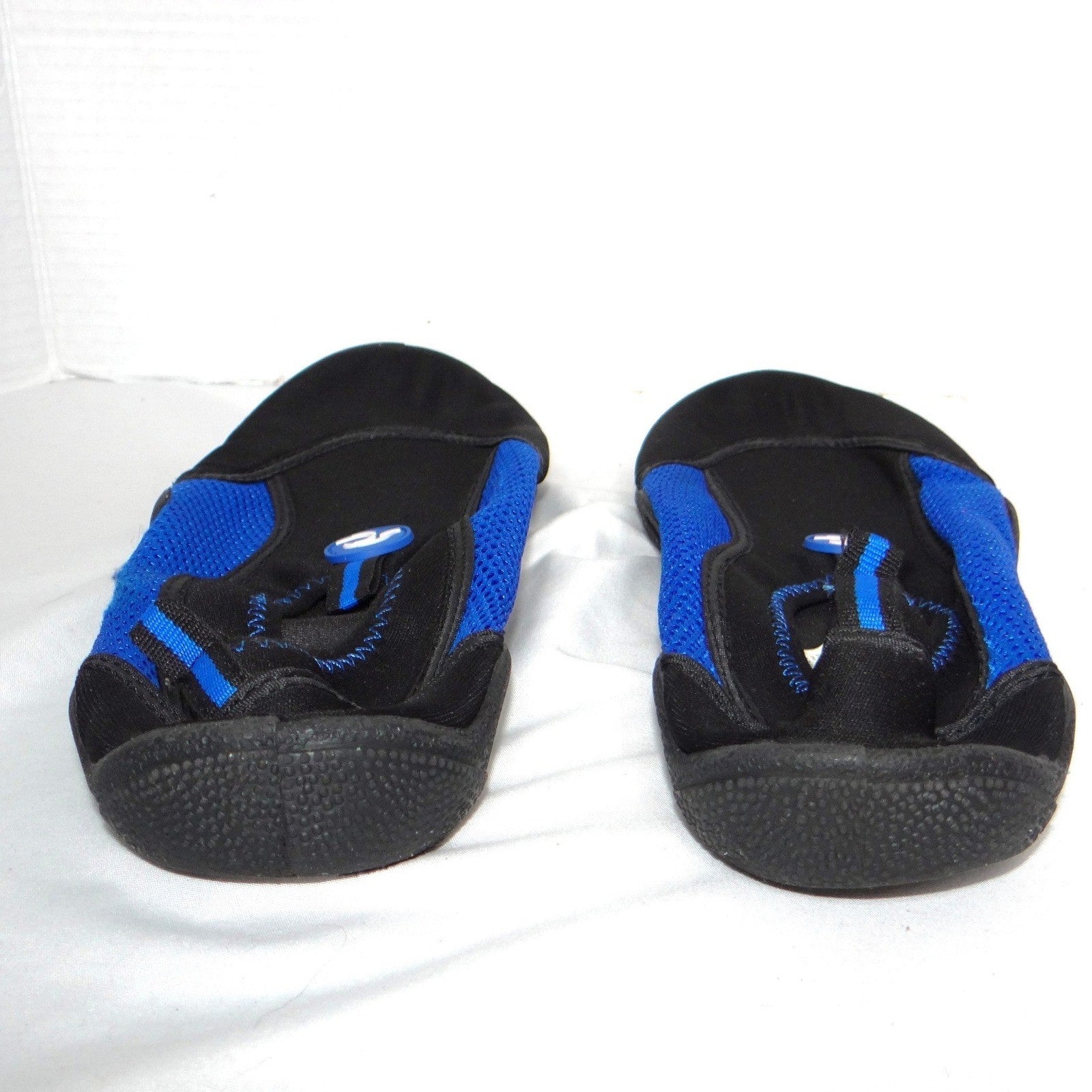Panama Jack Mens Blue Black Mesh Water Shoes Aqua Socks M