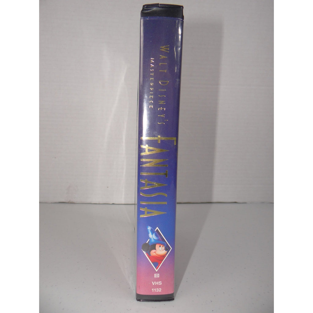 Walt Disney's Masterpiece Fantasia VHS 1991 Black Clamshell Case 1132 G-Rated