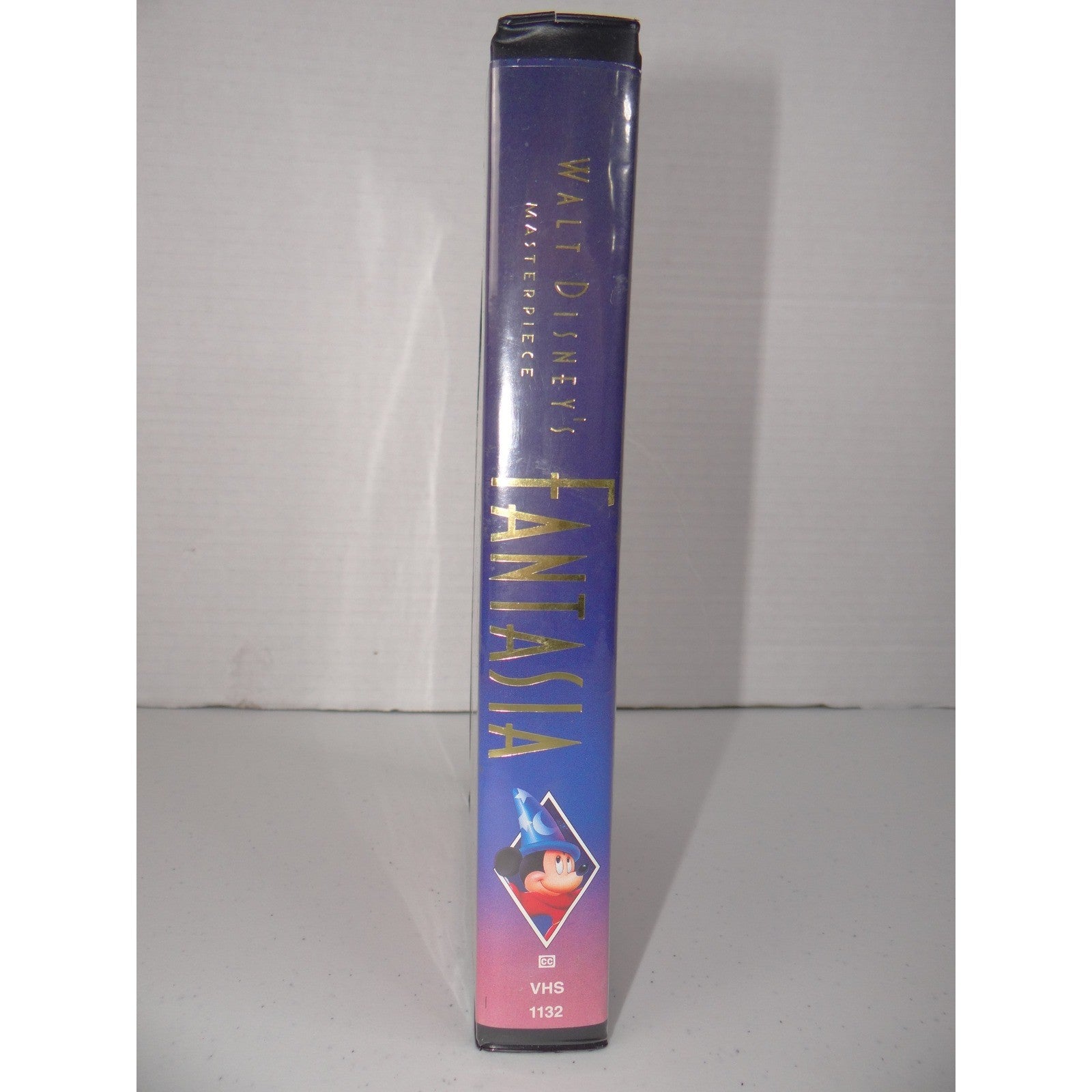 Walt Disney's Masterpiece Fantasia VHS 1991 Black Clamshell Case 1132 G-Rated