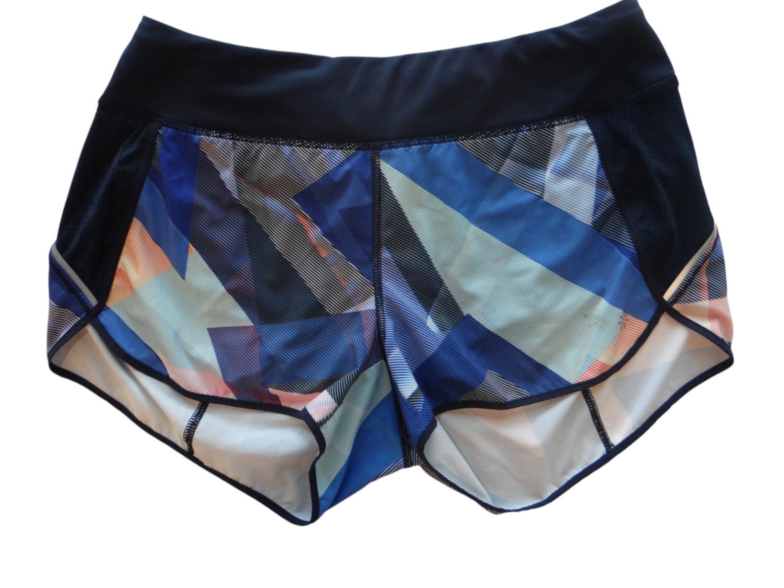 Vibrant Color-Block Running Shorts