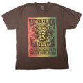 Old Navy Mens Large Graphic T Shirt Rocksteady Kingston Reggae Festival Brown