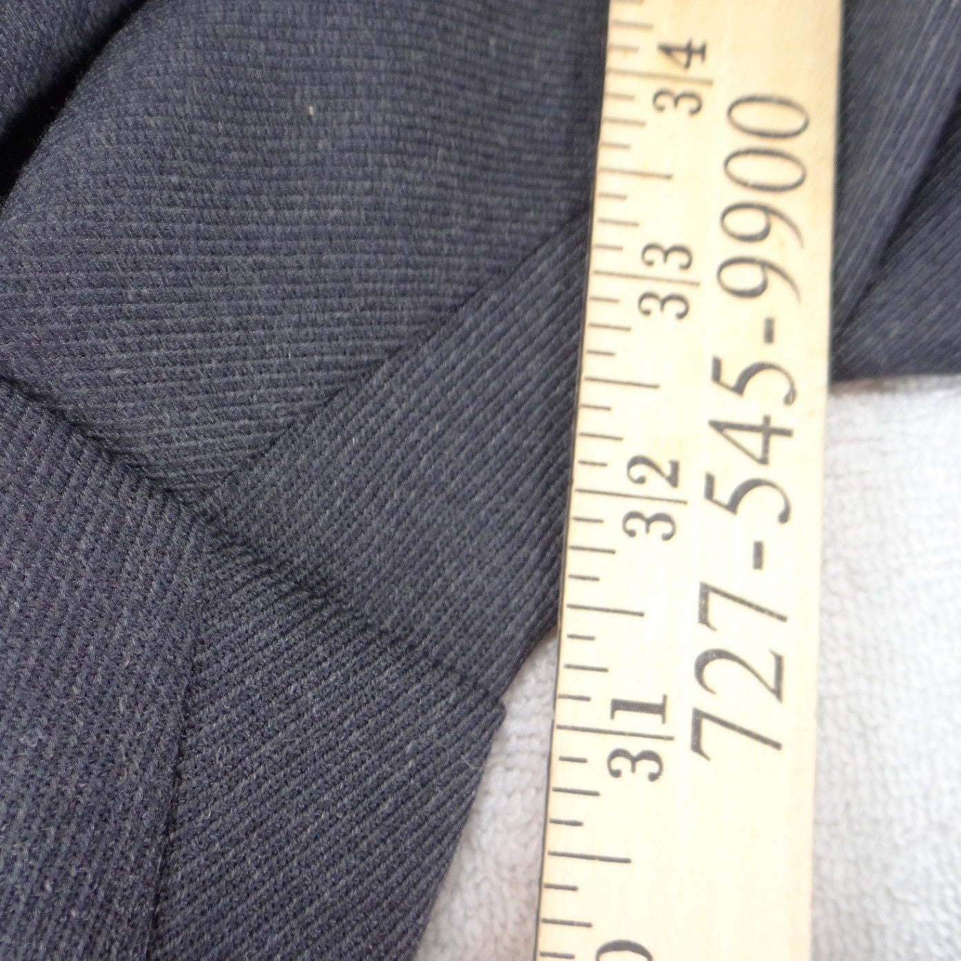 Antonio Melani Womens Charcoal Gray Wool Blend Wide Flare Dress Pants Size 10