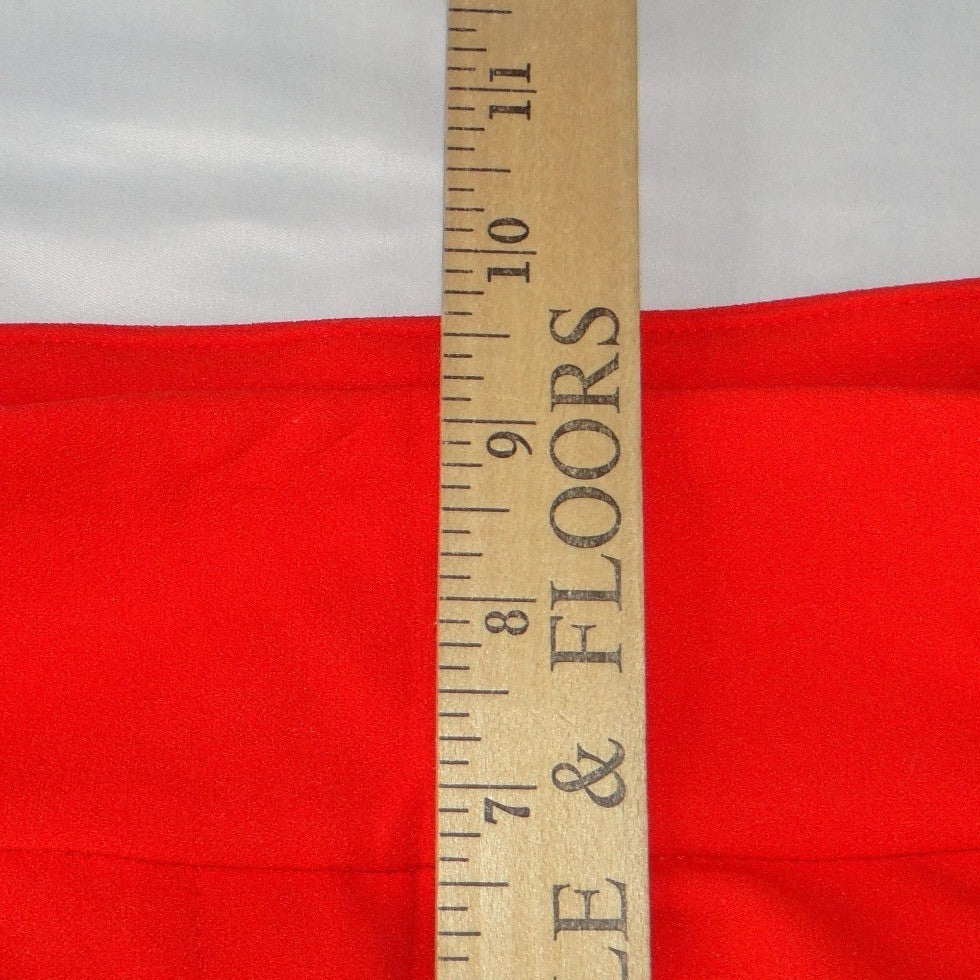 SOHO Apparel Ltd Womens Red Slim Leg Stretch Dress Pants Size S
