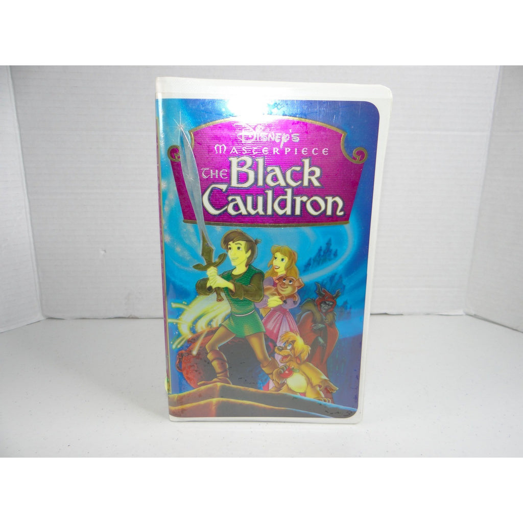 Disney The Black Cauldron VHS Masterpiece Collection 9124 Clamshell PG Movie