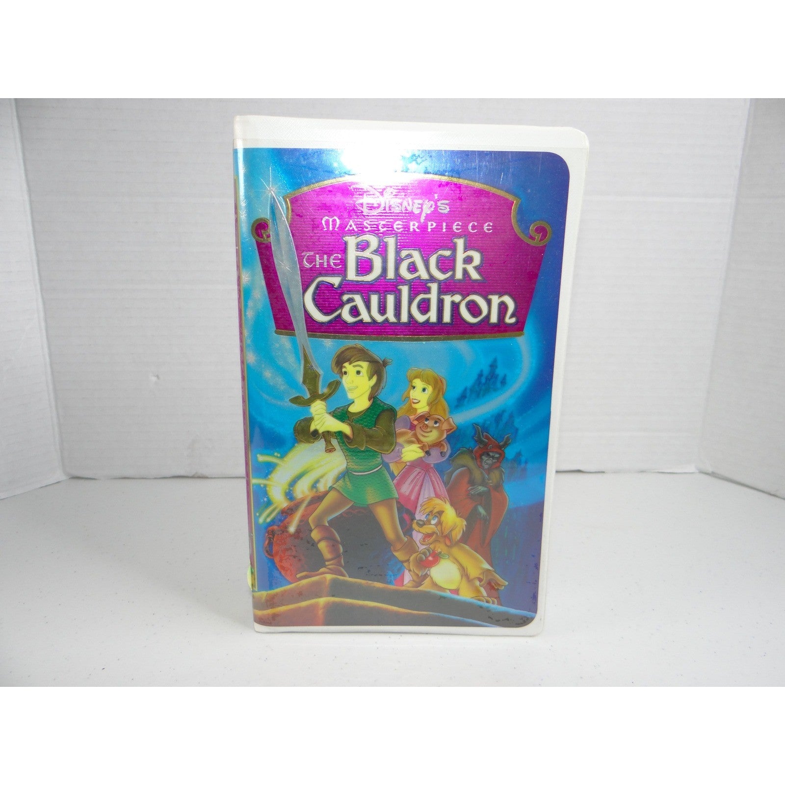 Disney The Black Cauldron VHS Masterpiece Collection 9124 Clamshell PG Movie