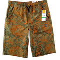 NWT-Timberland Youth Camo Marble Stretch Shorts Green Rust Size L 14/16 MSRP $44