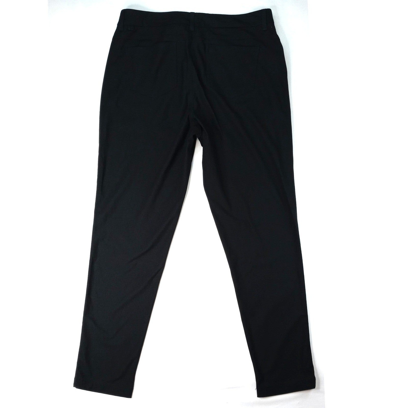 VRST Men's Performance Stretch Flat Front Pants Black W36 L34 Golf Casual
