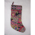 Vera Bradley Provencal Paisley Quilted Christmas Stocking Front Pocket Bells
