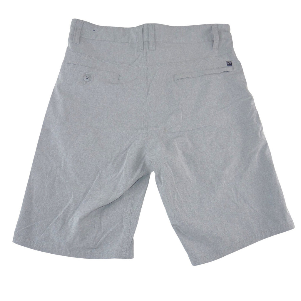 Burnside Mens Hybrid Shorts Gray Heather Size 30 Quick Dry Boardshorts