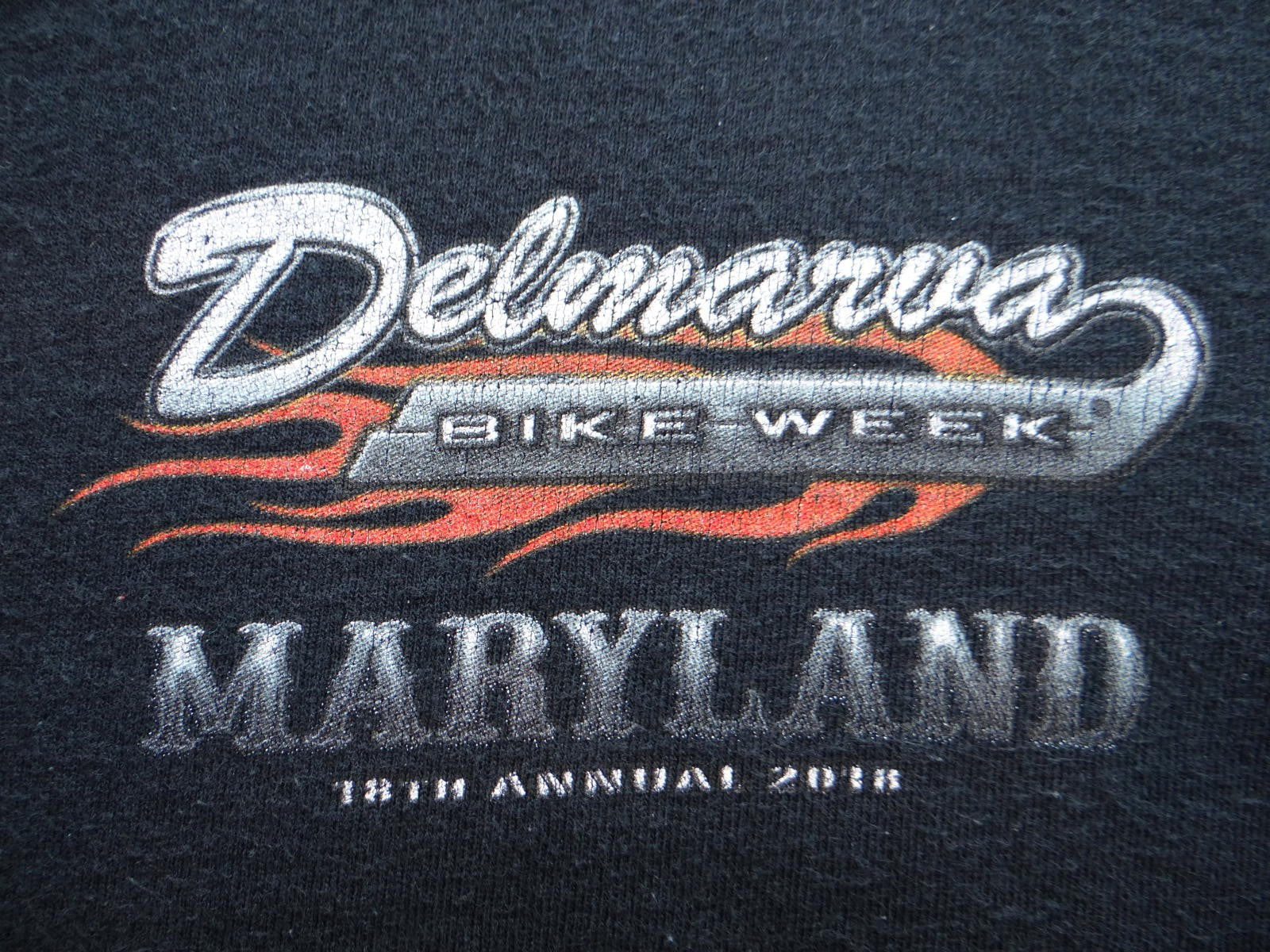 Delmarva Bike Week Maryland Men's Long Sleeve T-Shirt