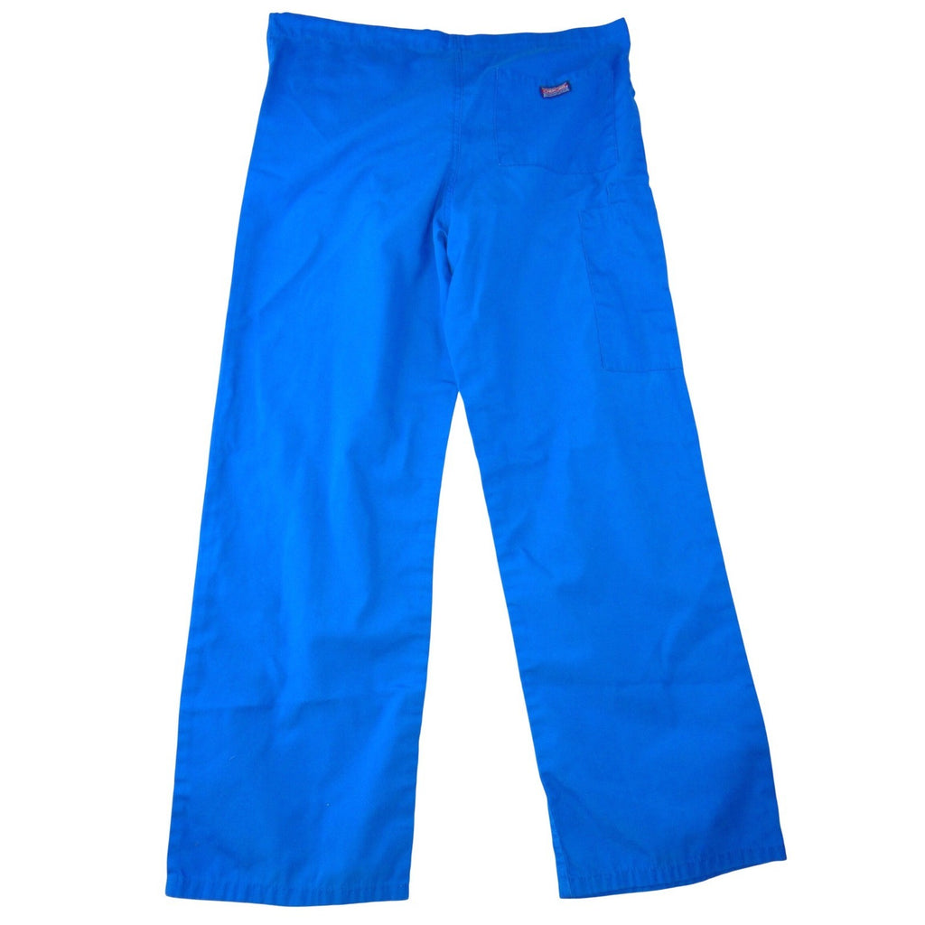 Cherokee Workwear Royal Blue Drawstring Cargo Scrub Pants  XS