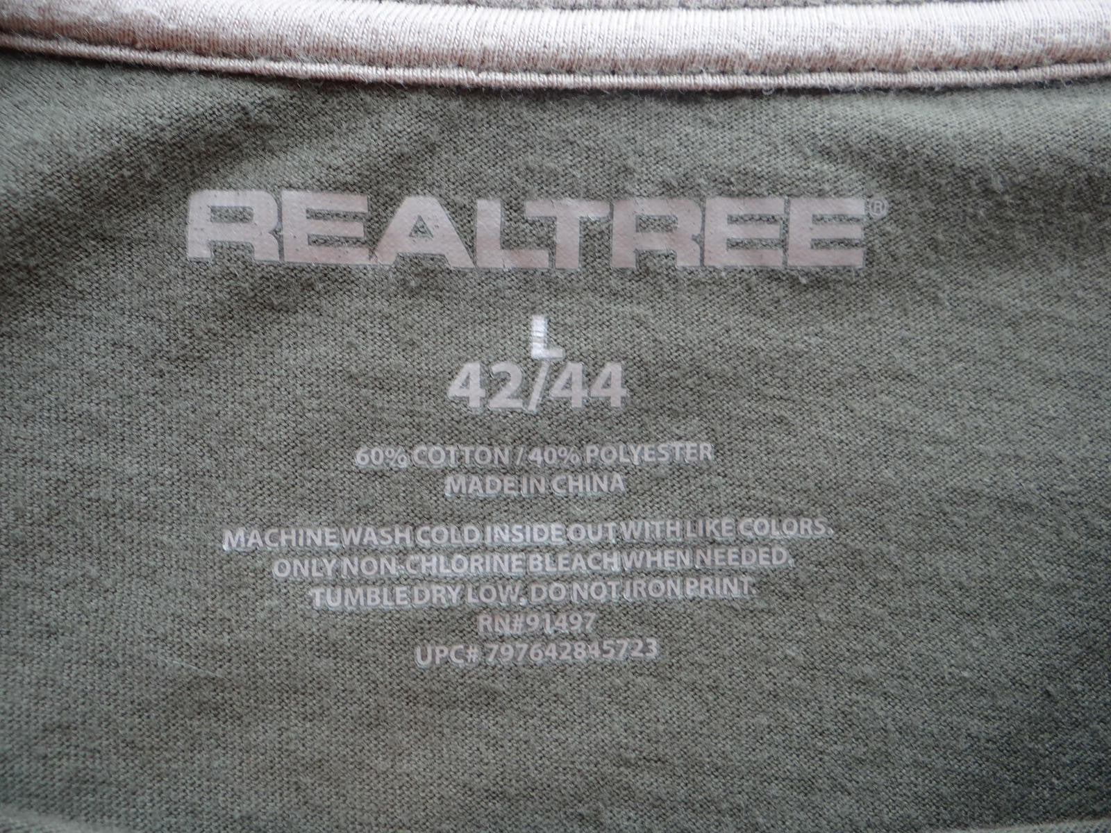 Realtree Long Sleeve Performance Shirt - Large