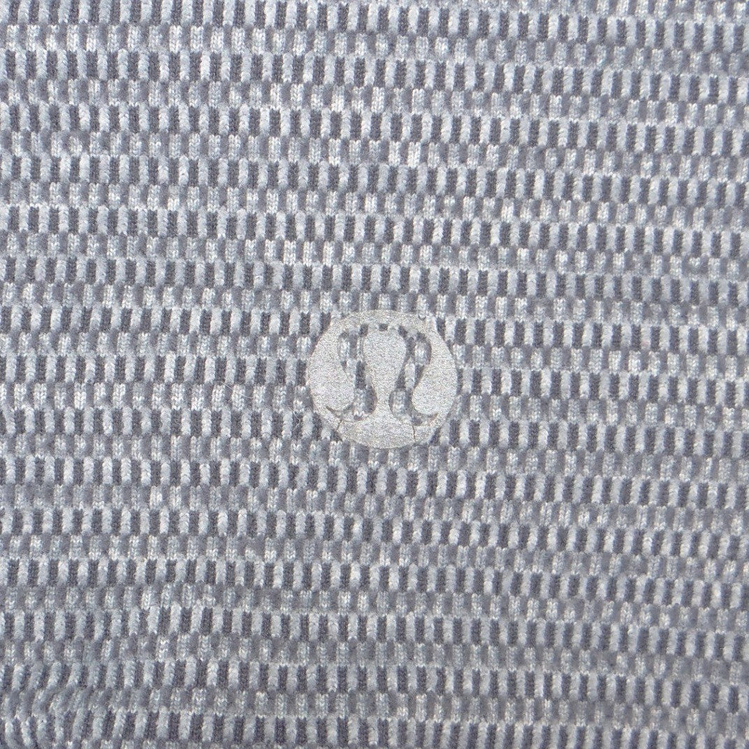 Lululemon Wunder Under Crop Grey Space Dye Textured Leggings Size 8 High Rise