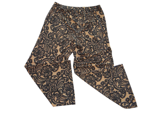 Bob Mackie Wearable Art Palazzo Pants - Elegant Print