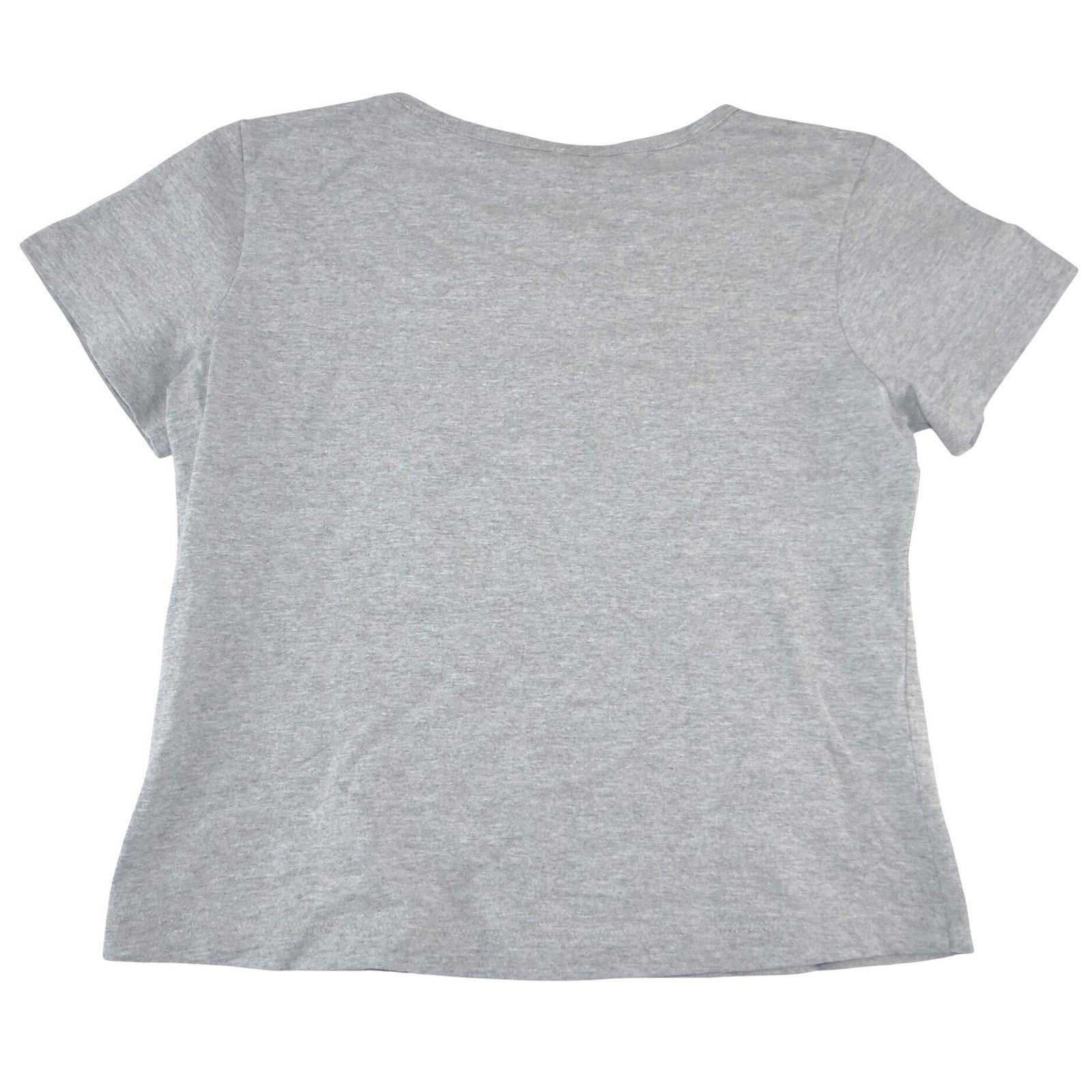 Starter Womens Heather Gray Short Sleeve Athletic Crew Neck T-Shirt S