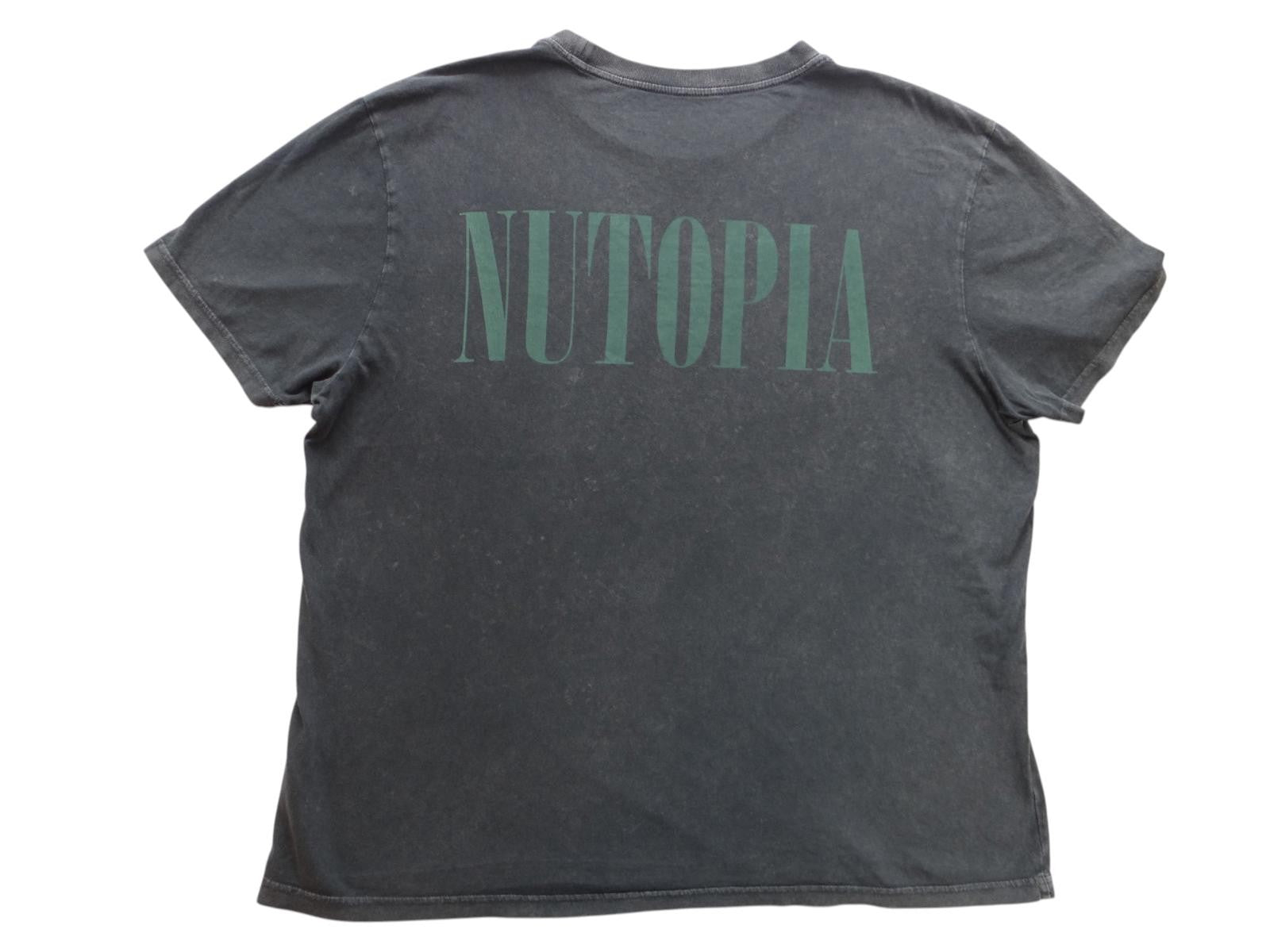 All Saints Vintage style Black Graphic T-Shirt - NUTOPIA - Large