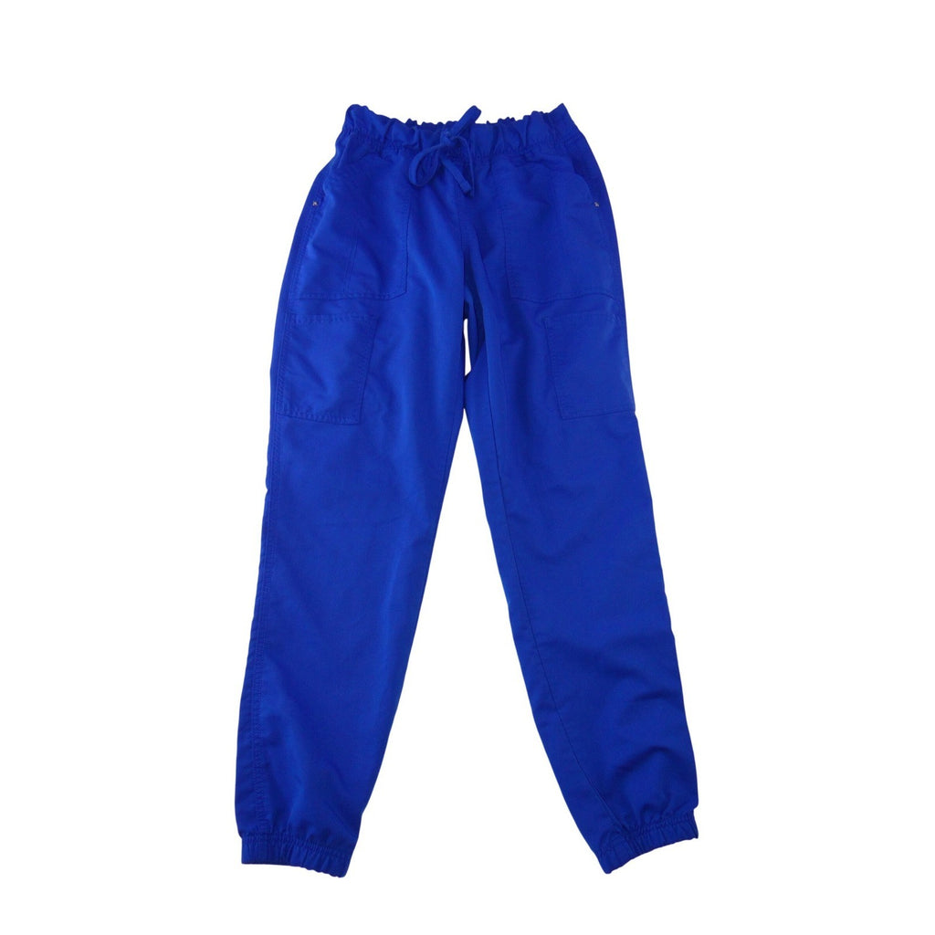Scrubstar Women Royal Blue Jogger Scrub Pants Small S/CH Drawstring Stretch