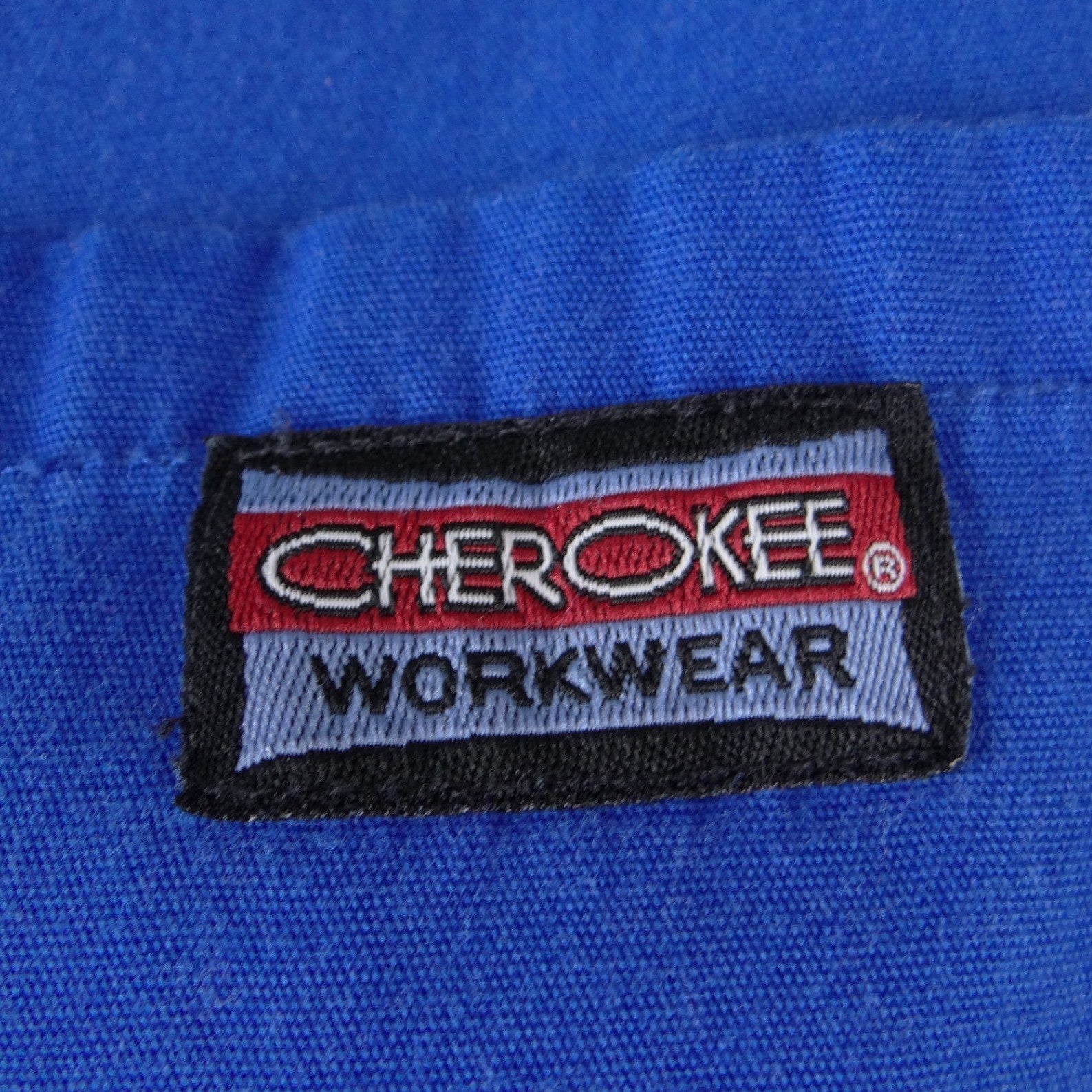 Cherokee Workwear Scrub Pants Royal Blue Drawstring Cargo Medical Uniform XS