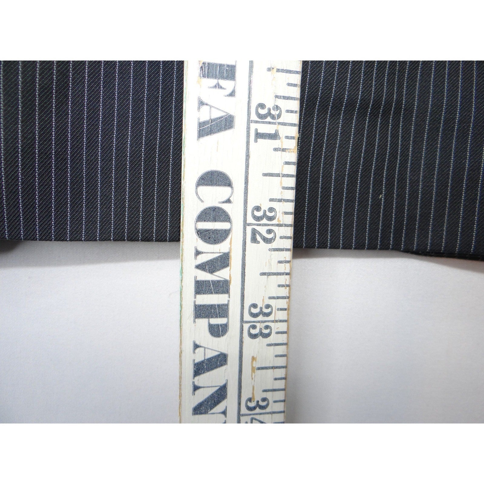 Insignia Collezione Men High Twist Microtech Super Deluxe Pinstripe Blazer Sz L