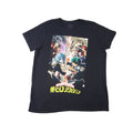 My Hero Academia Anime T Shirt 2XL Black Graphic Print Funimation Shonen Jump