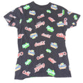Coca-Cola Mens Soda Logo All Over Print T-Shirt Black Sprite Fanta Small