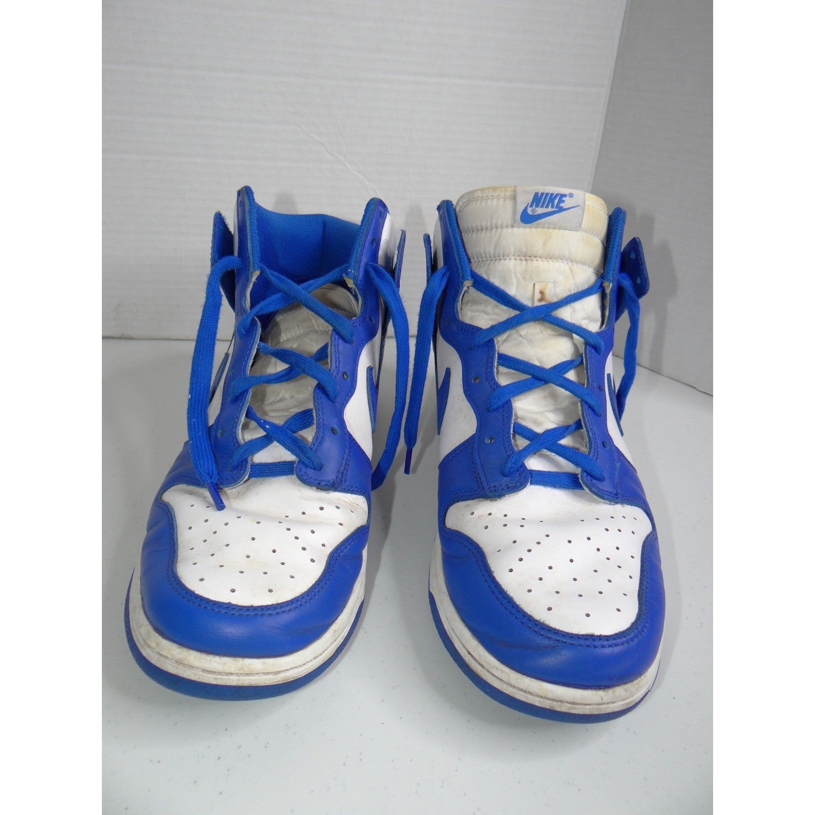 Nike Dunk High Kentucky White Game Royal Blue DD1399-102 Mens 10.5 Retro Sneaker