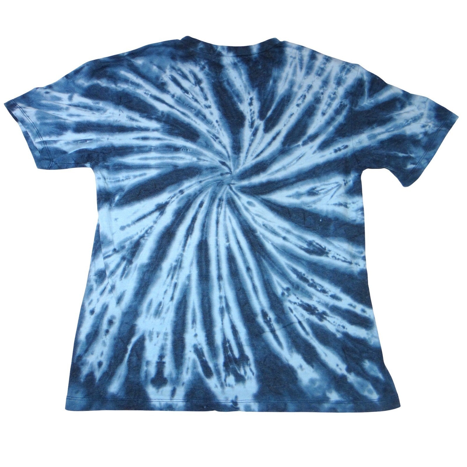 No Boundaries Mens Blue Tie Dye Grand Prix 1979 Racing Graphic T-Shirt M 7-9