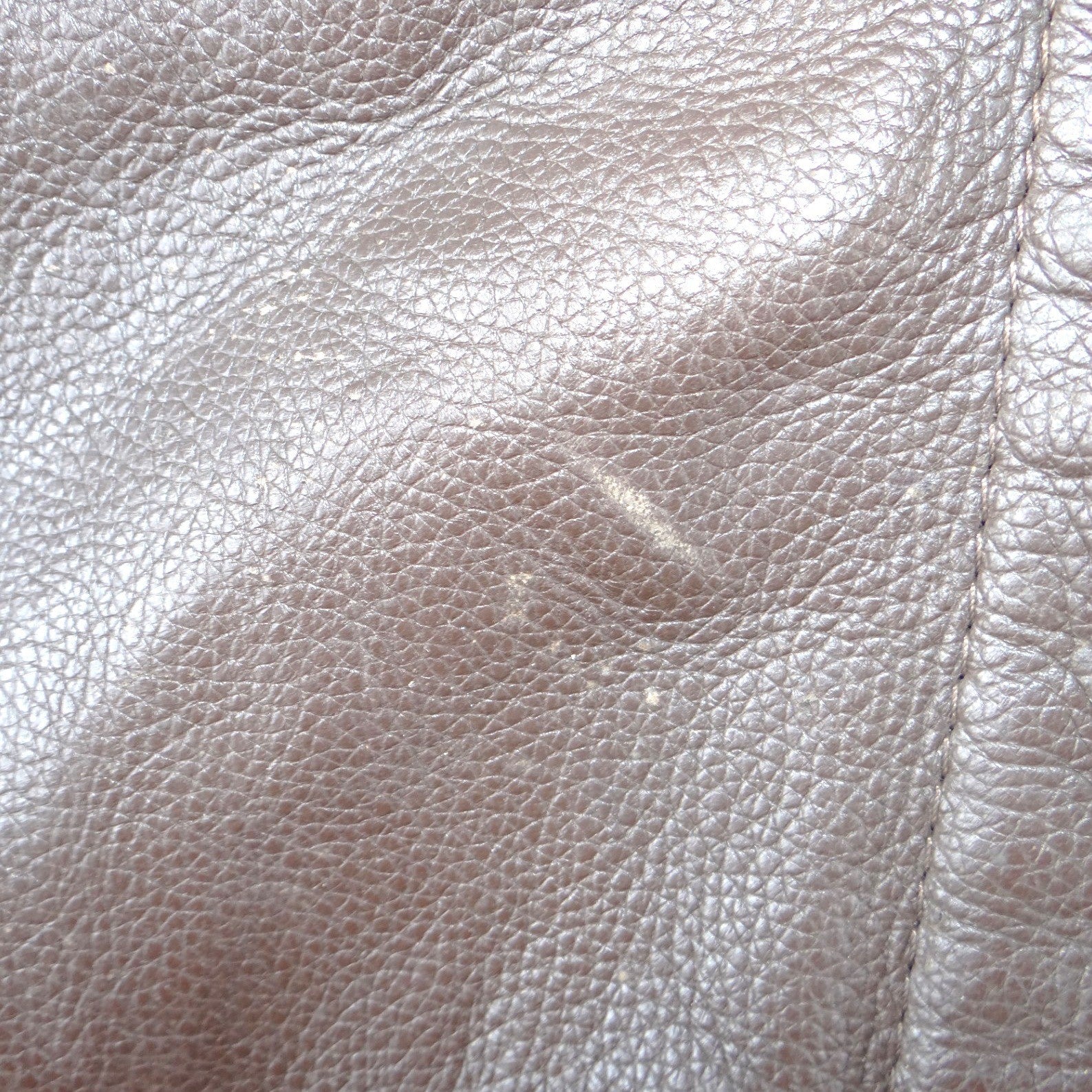 The Flight Club Mens Brown Leather Bomber Flight Jacket Map Lining Small