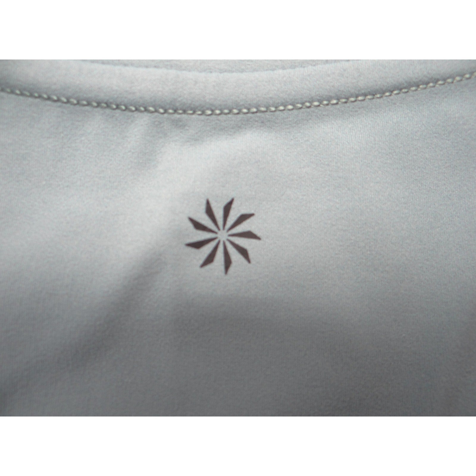 Athleta Womens Racerback Cropped Tank Top Sage Green Small Petite SP Scoop Neck