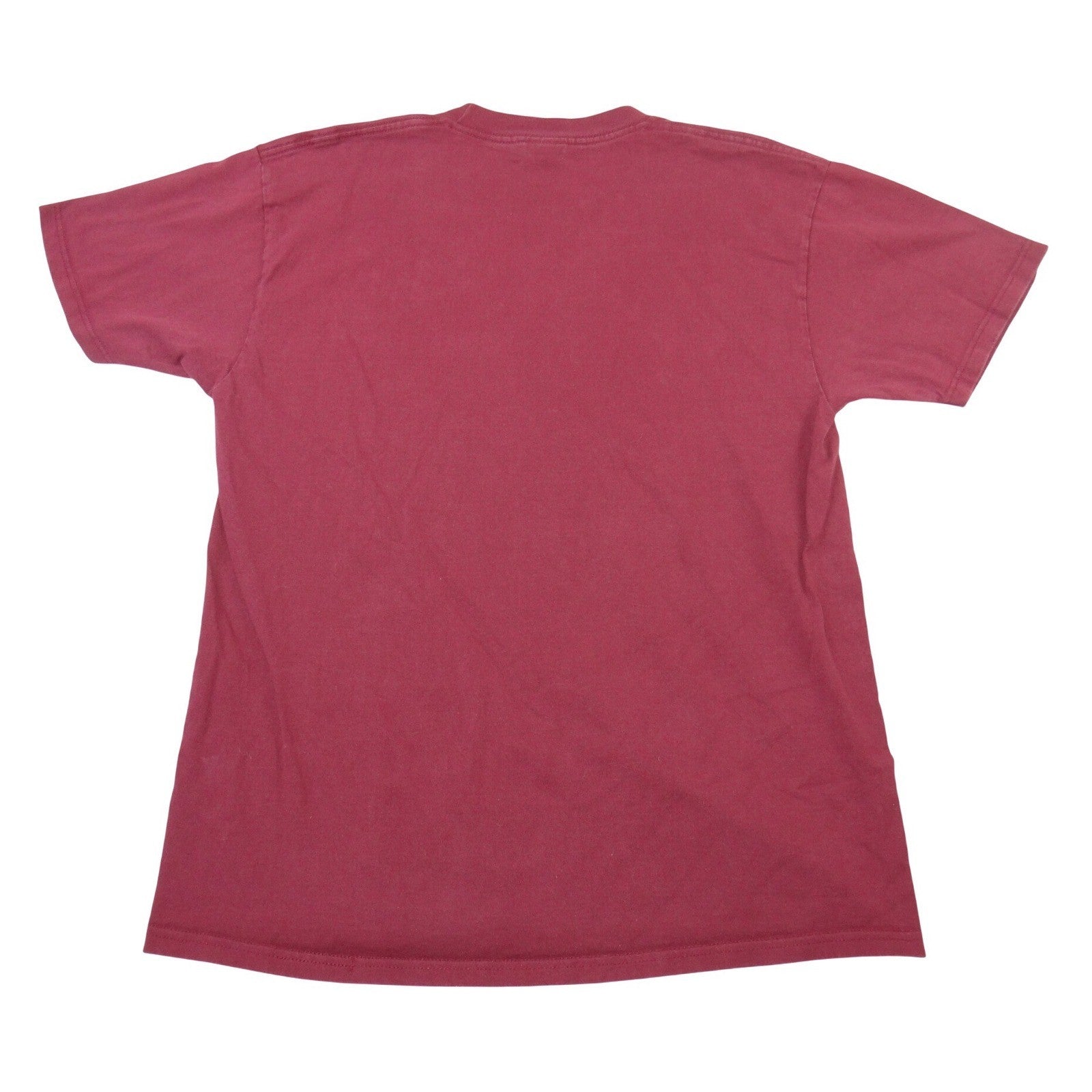 Santa Cruz Skateboards Logo Graphic T-Shirt Mens Large Burgundy Maroon Checkered