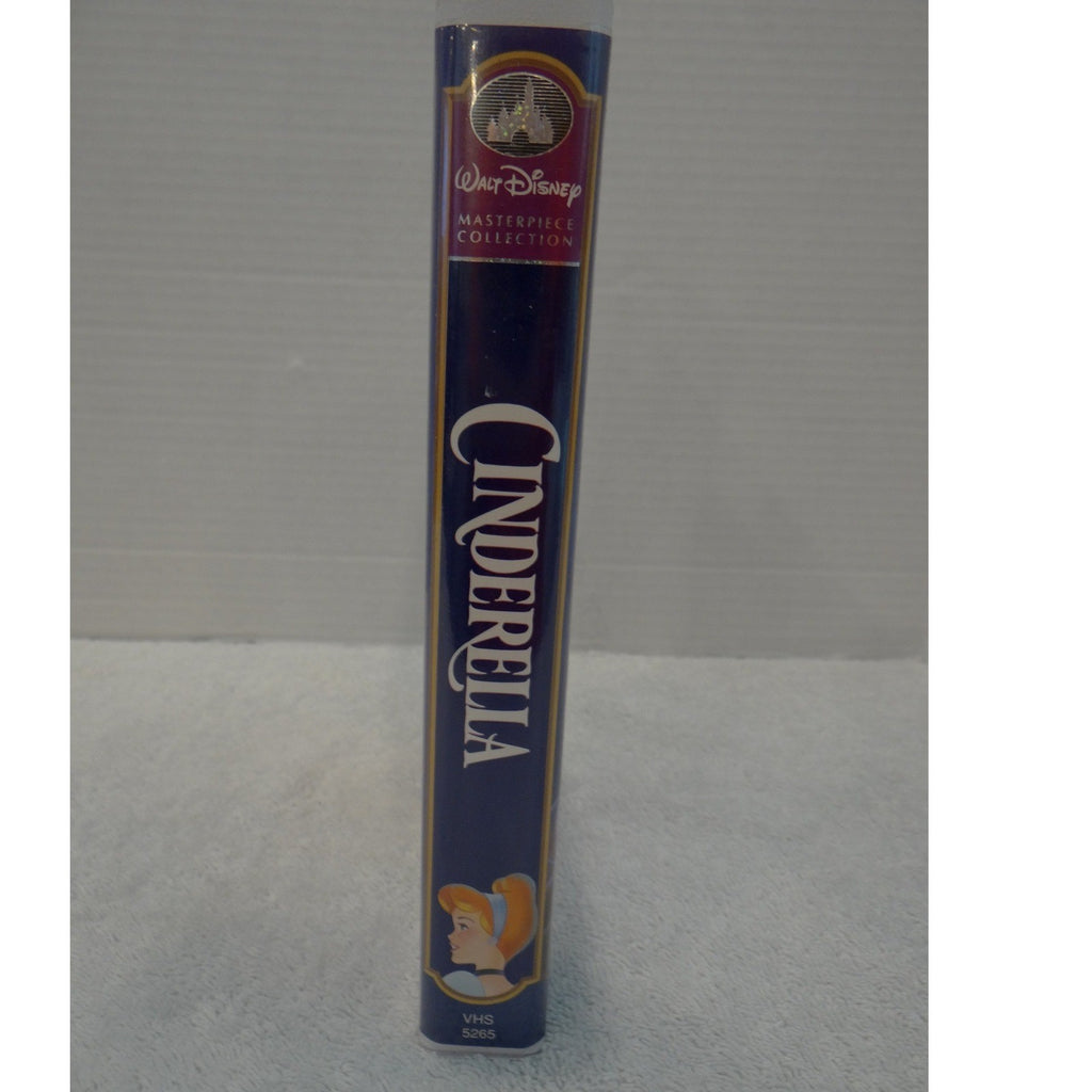 Walt Disney Masterpiece Cinderella VHS Clamshell Case Digitally Mastered