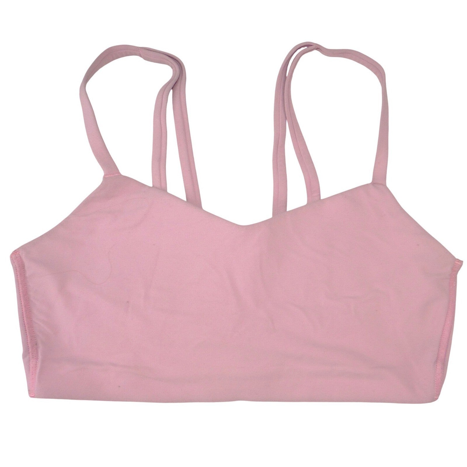 All In Motion Womens Mauve Pink Double Strap V-Neck Sports Bra Size S