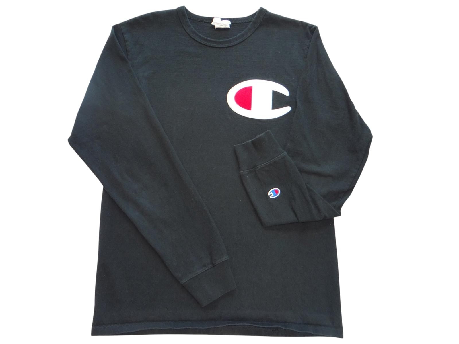 Champion Long Sleeve Logo Shirt - Black
