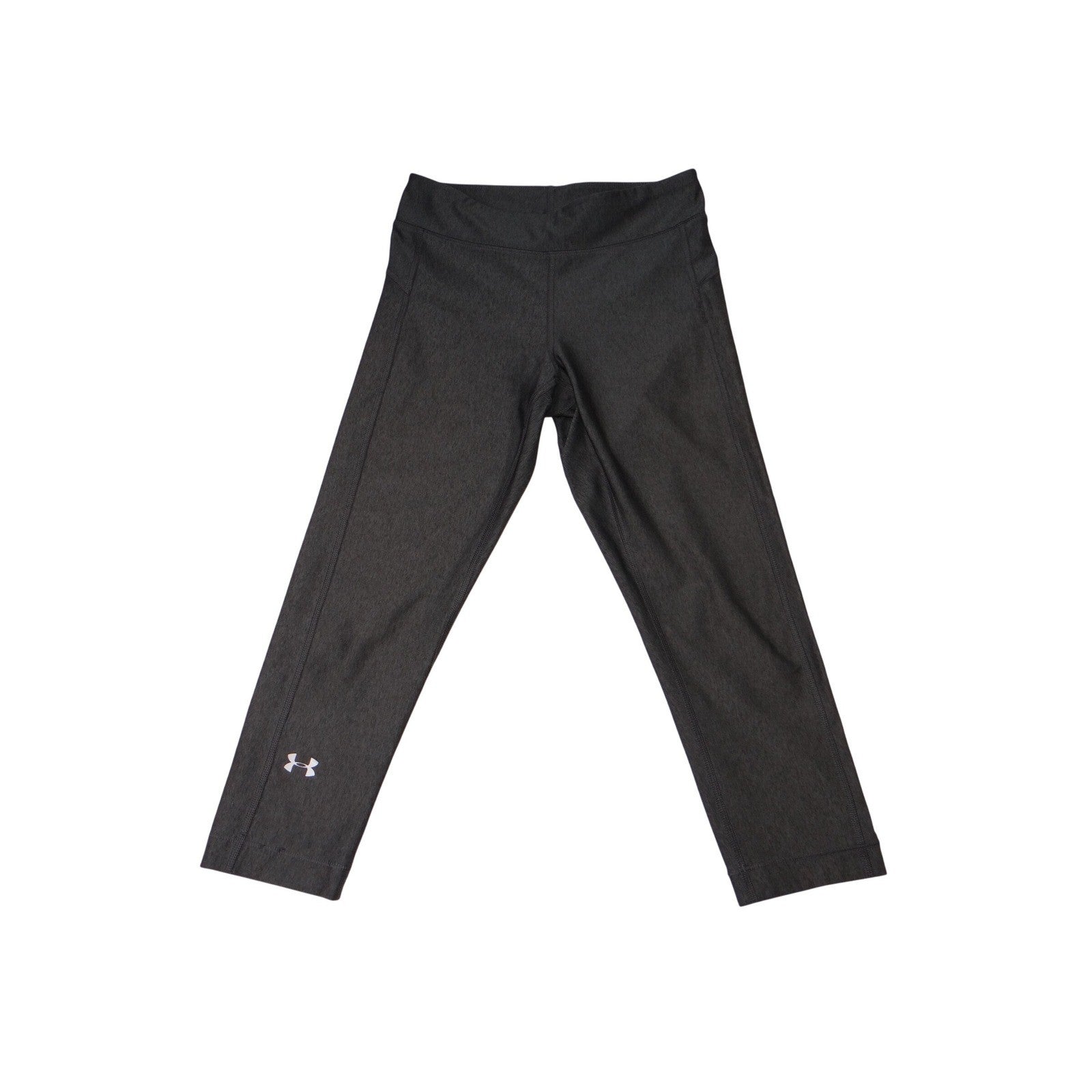 Under Armour  Dark Gray Capri Leggings Athletic Fitness Size Medium Youth Girl's