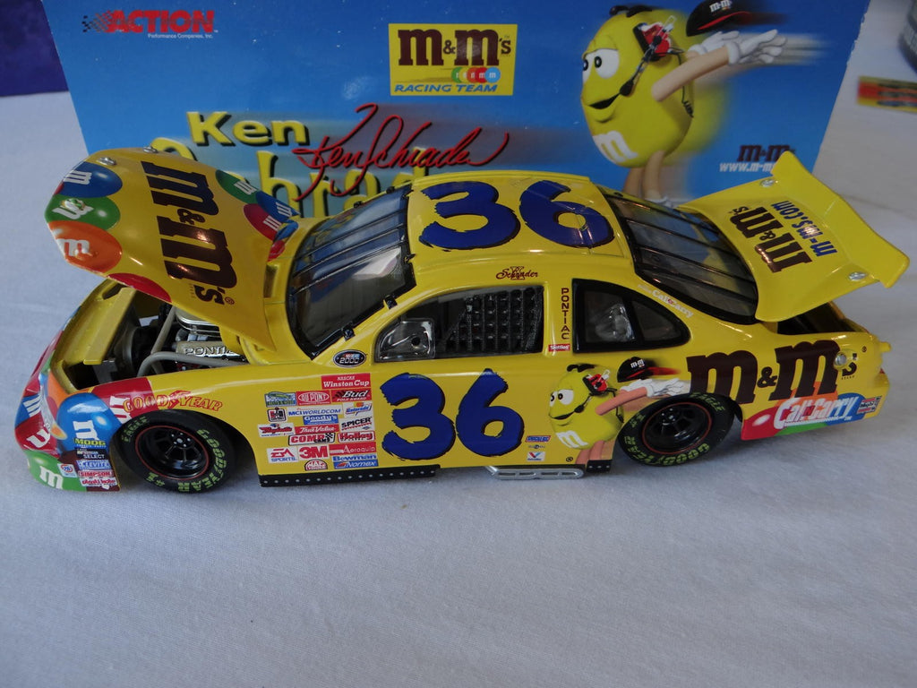 Ken Schrader #36 1/24 Action Nascar M&M's car