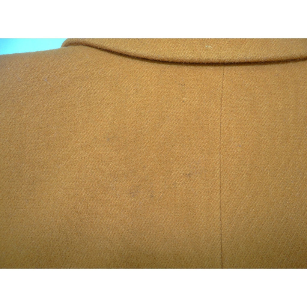 Linda Allard Ellen Tracy Mustard Yellow Wool Cashmere Blazer Jacket Size 6