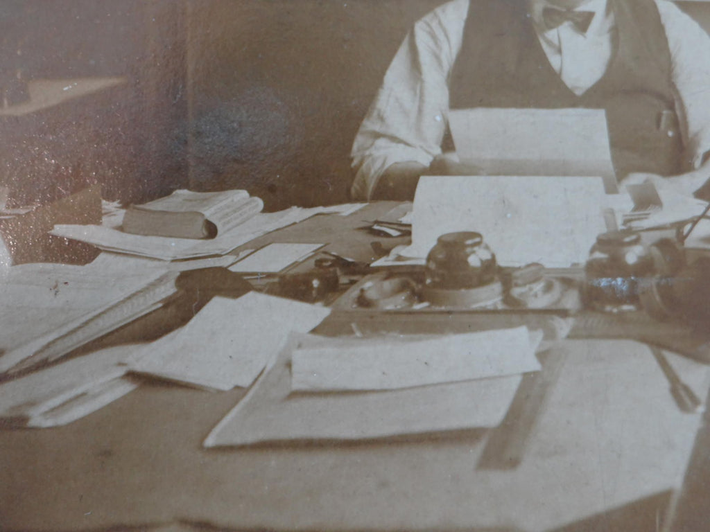 Vintage Antique Telegraph Office Photograph advertisement