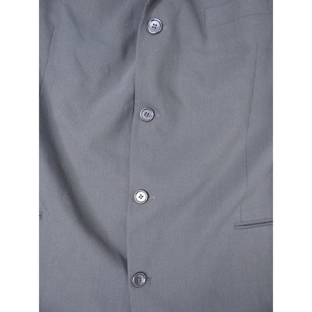 Hugo Boss Barneys New York Mens Charcoal Gray Wool Blend Blazer Jacket