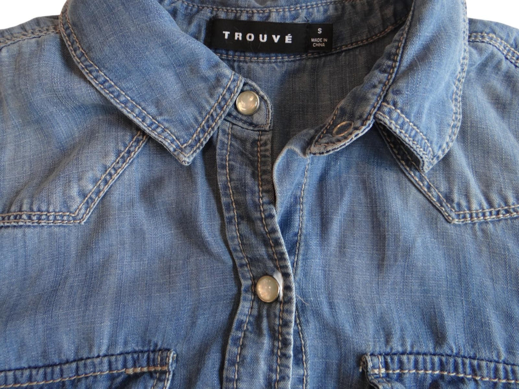 Trouvé Women's Denim Shirt - Stylish & Comfortable